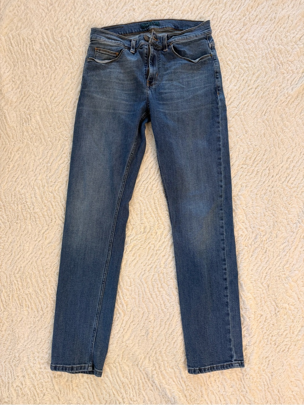 Perry Ellis Classic Men’s Blue Straight-Leg Jeans